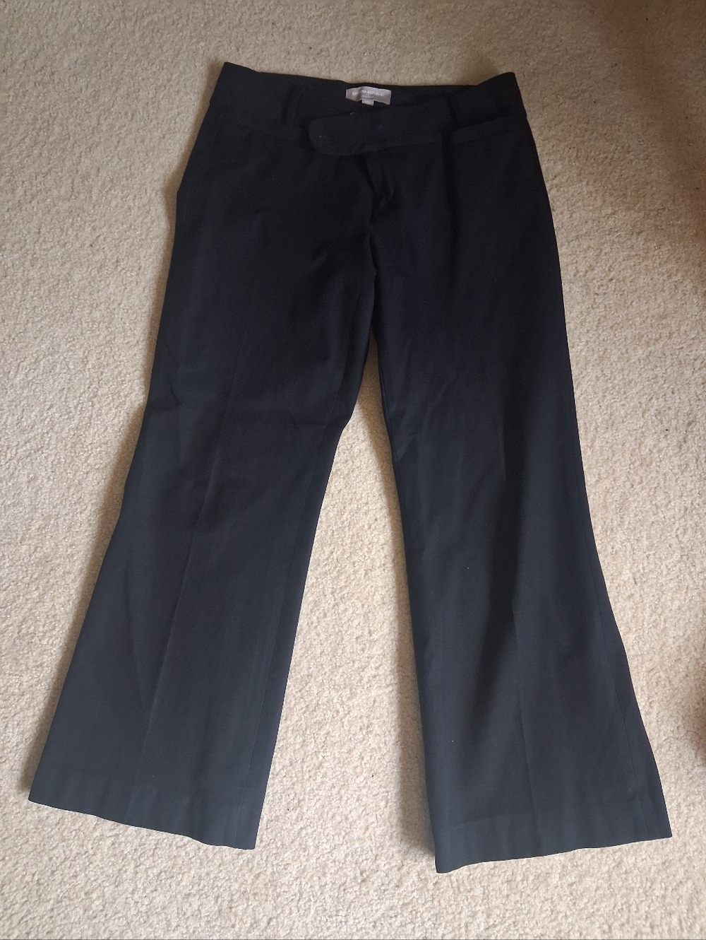 Banana Republic Black Bootcut Dress Trousers